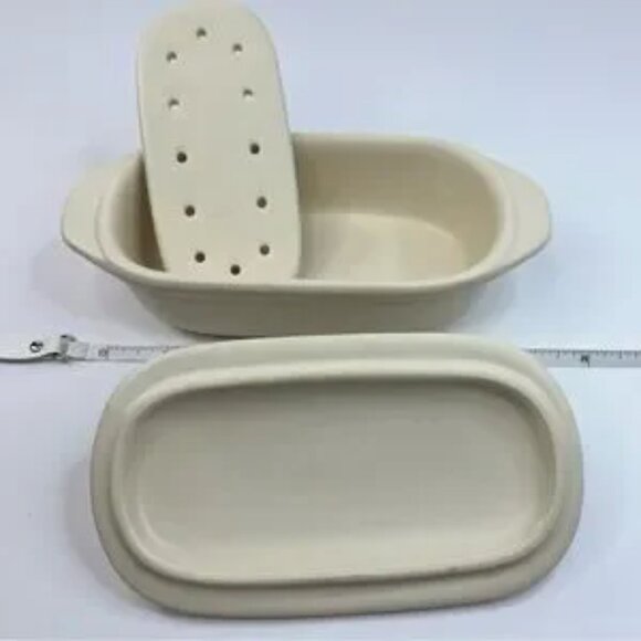 Petite Maison Wildly Delicious Ceramic Goat Cheese Baker Off White - Picture 6 of 7